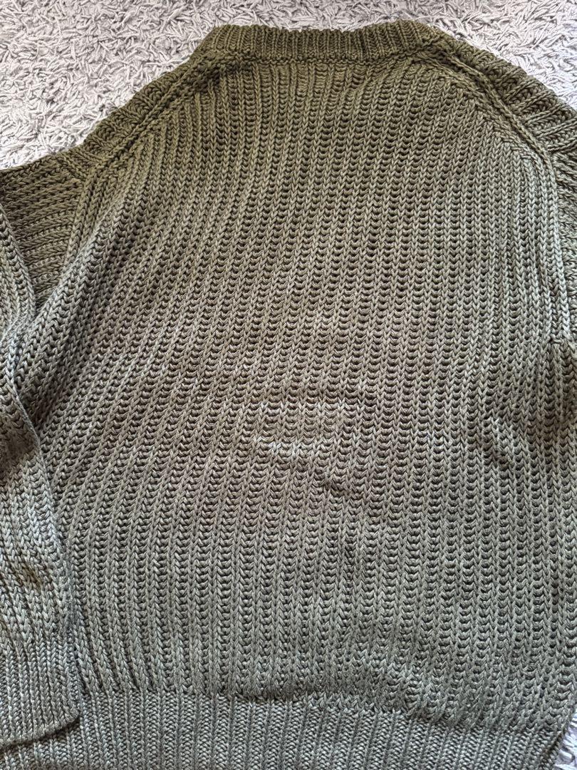 【現状入手困難】Cristaseya　3-yarn knit Khaki