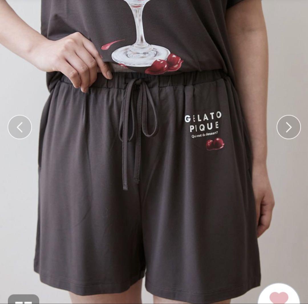 接触冷感　coolレーヨンデザートロゴTシャツ&ショートパンツ