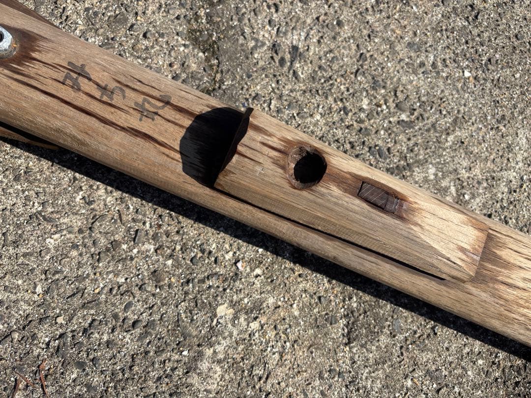 和船の艪目立った傷や汚れなし