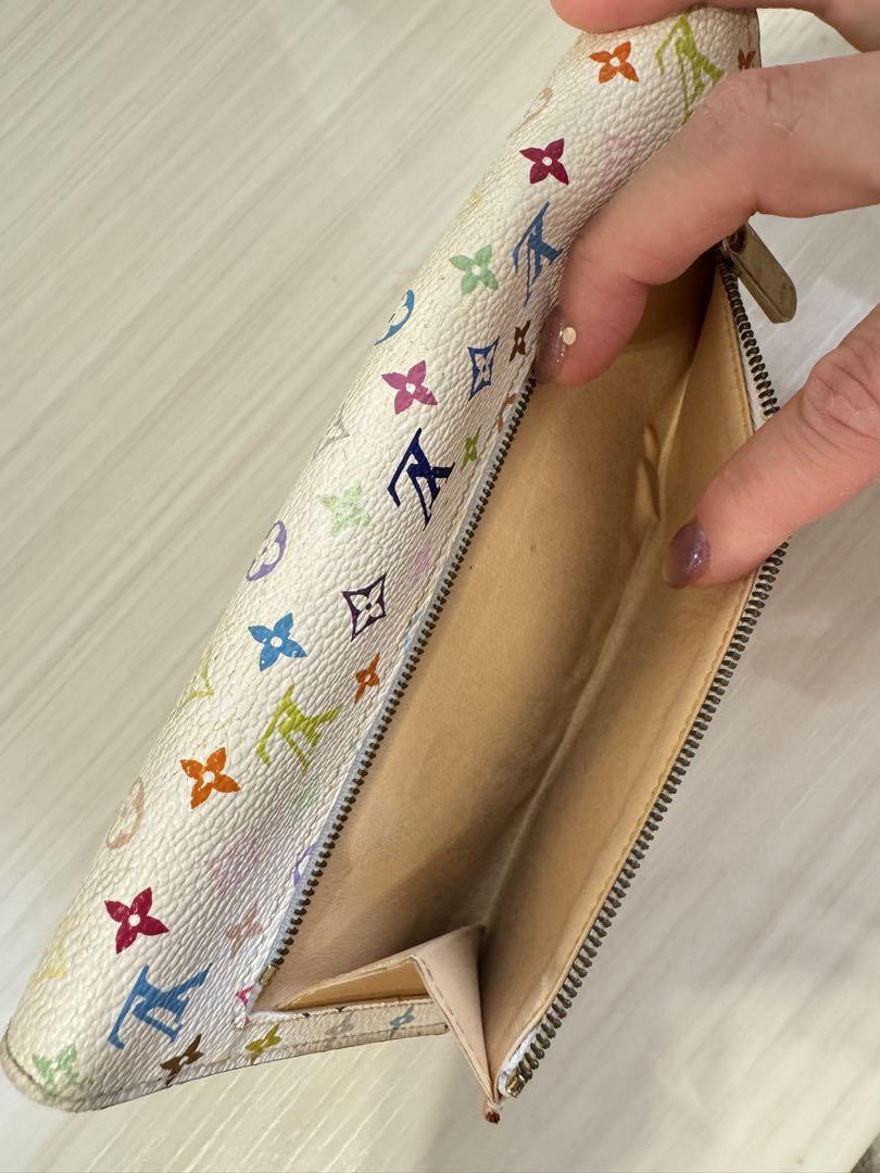 LouisVuittonマルチカラー三つ折り財布