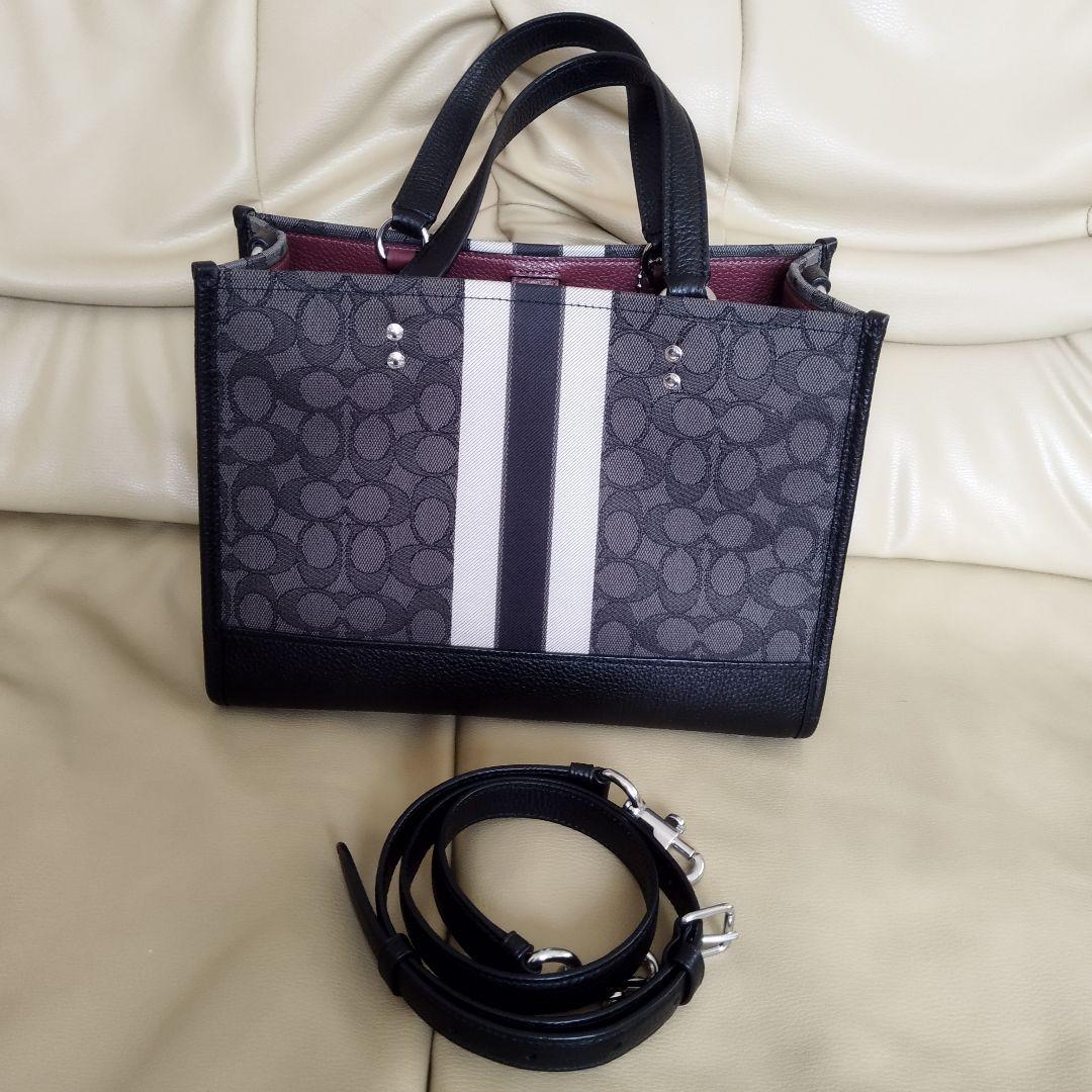 COACH コーチ デンプシー トートバッグ ショルダー紐付き