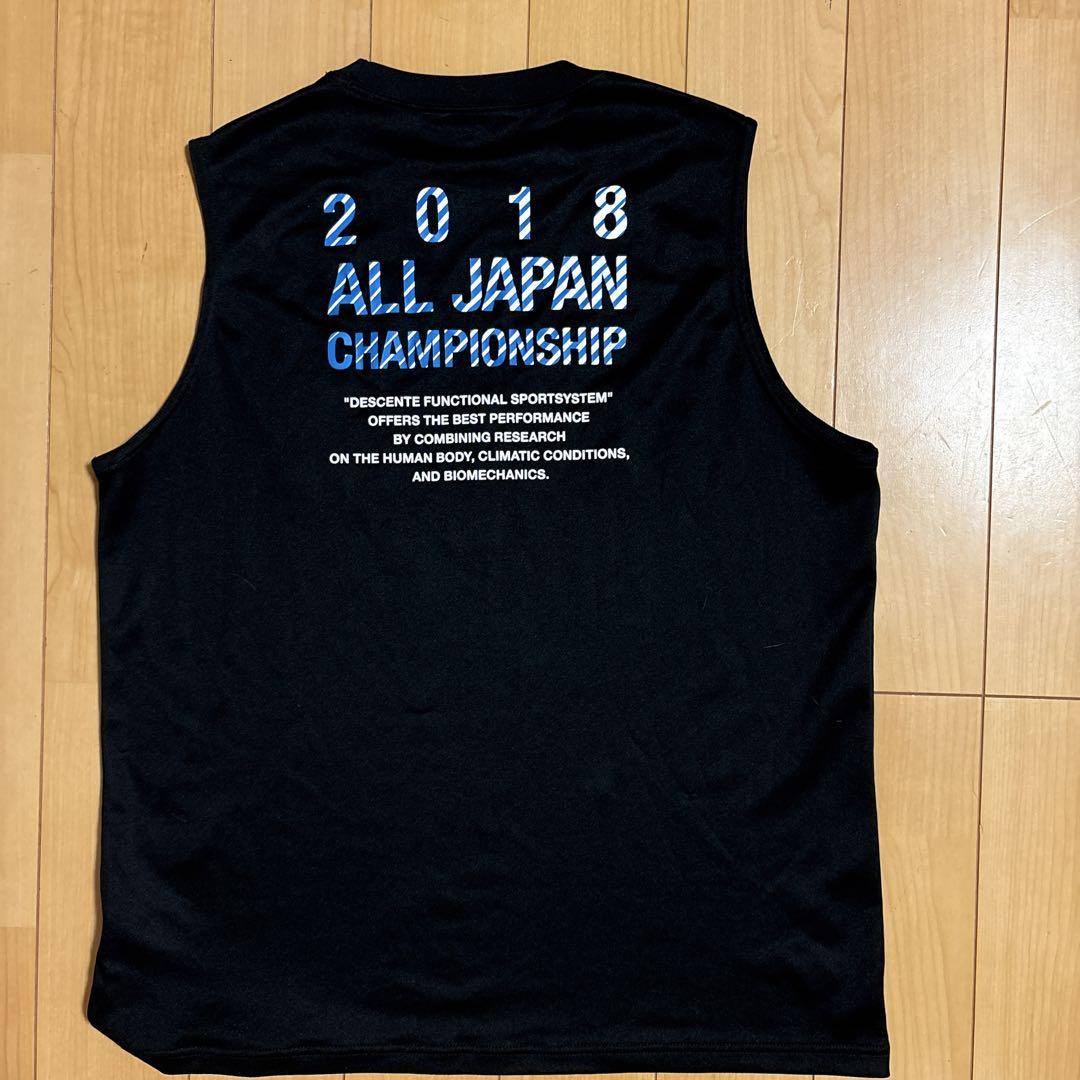 激レア バレーボール ラグビー ノースリーブ 国体 ユニフォーム 2018年 ALLJAPANバレーボール国体ノースリーブ激レア DESCENTE