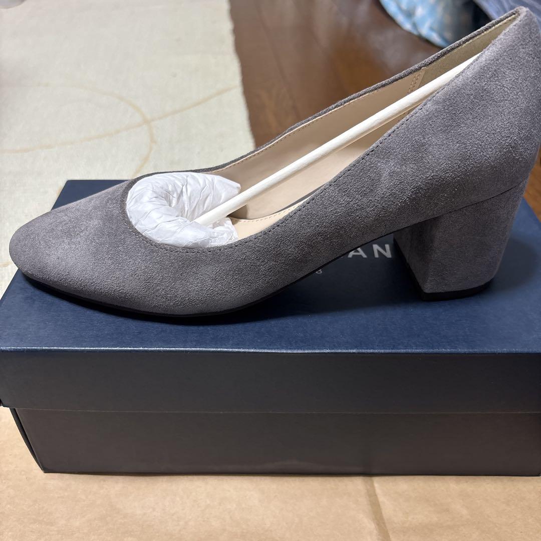 【新品・未使用】Cole Haan パンプス　グレー　23.5cm