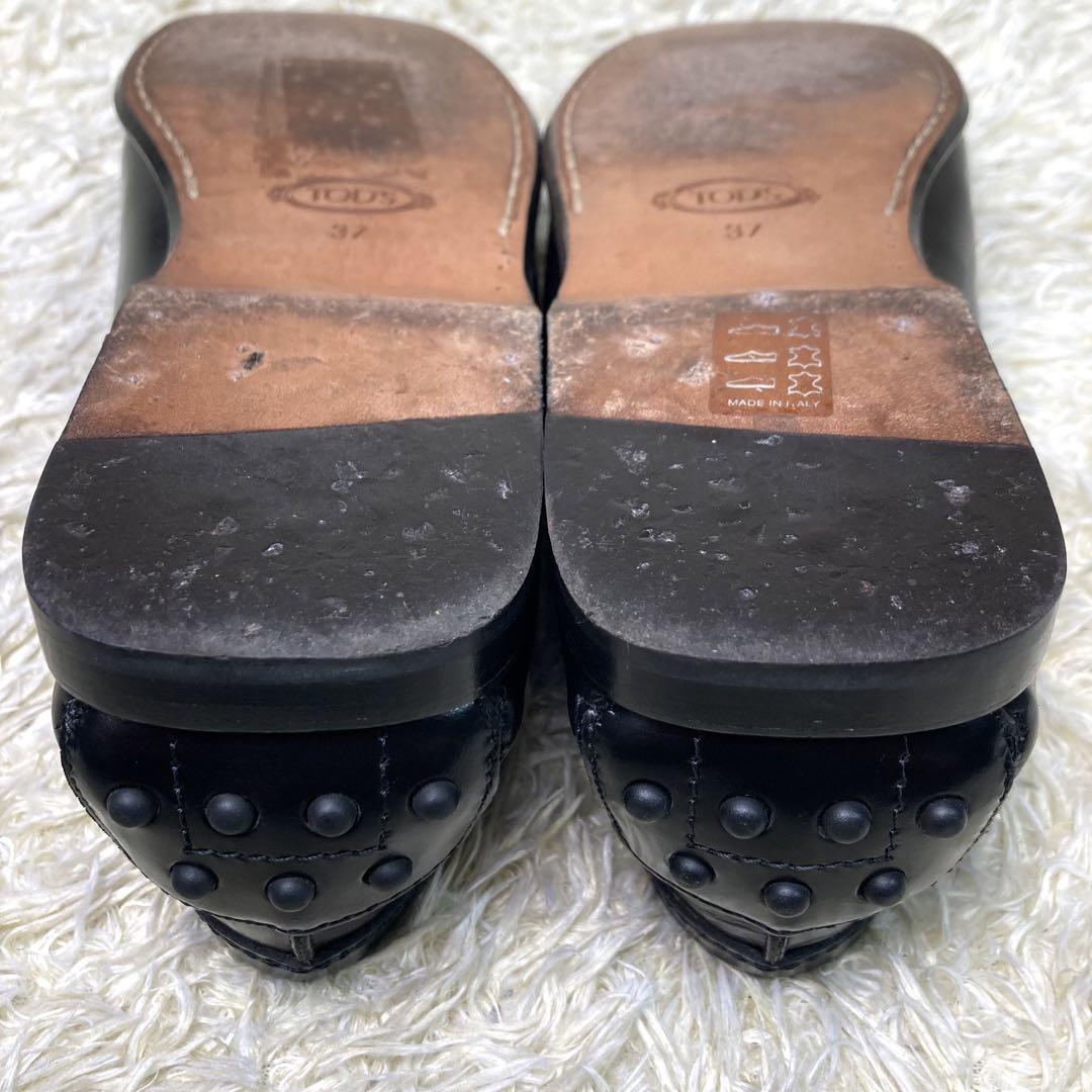 『美品』TOD'S トッズ　ローファー 革靴　レザーシューズ　ブラック　レザー