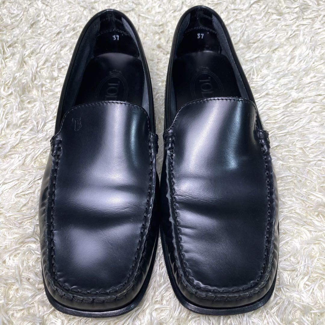 『美品』TOD'S トッズ　ローファー 革靴　レザーシューズ　ブラック　レザー