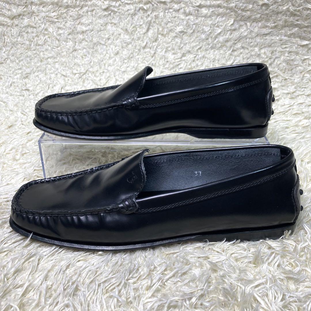 『美品』TOD'S トッズ　ローファー 革靴　レザーシューズ　ブラック　レザー