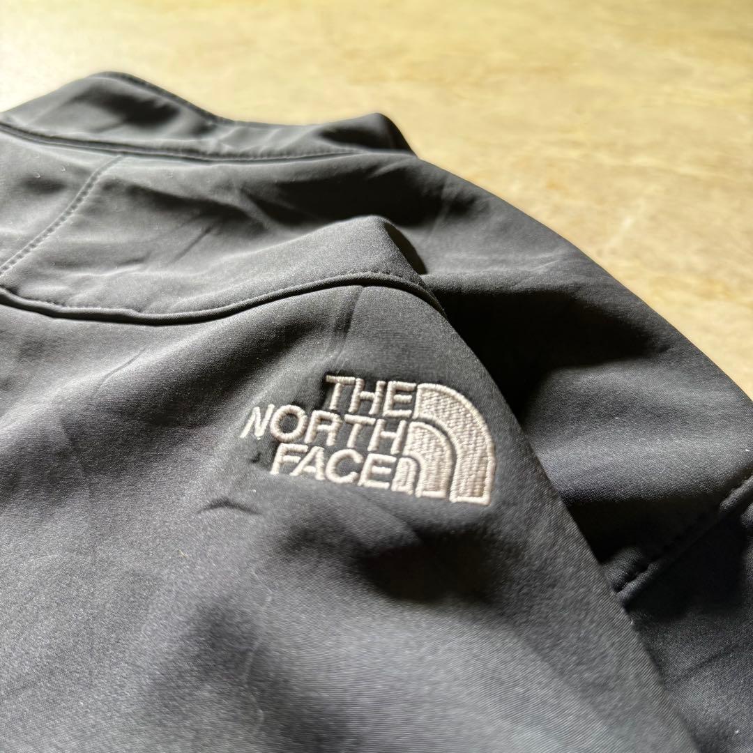 THE NORTH FACE TNF APEXソフトシェルジャケット古着ブラック THE NORTH FACE TNF APEXソフトシェルジャケット古着ブラック