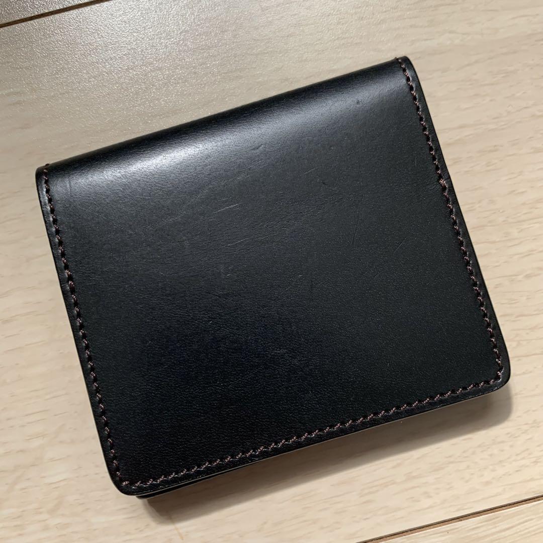 極美品　WILDSWANS マネークリップ　BLACK レザー　本革