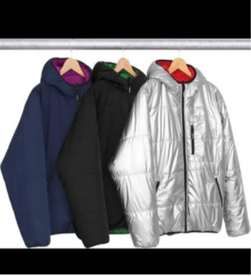 supreme reversible hooded puffy jacket MEeO8-m62921796363 低価通販