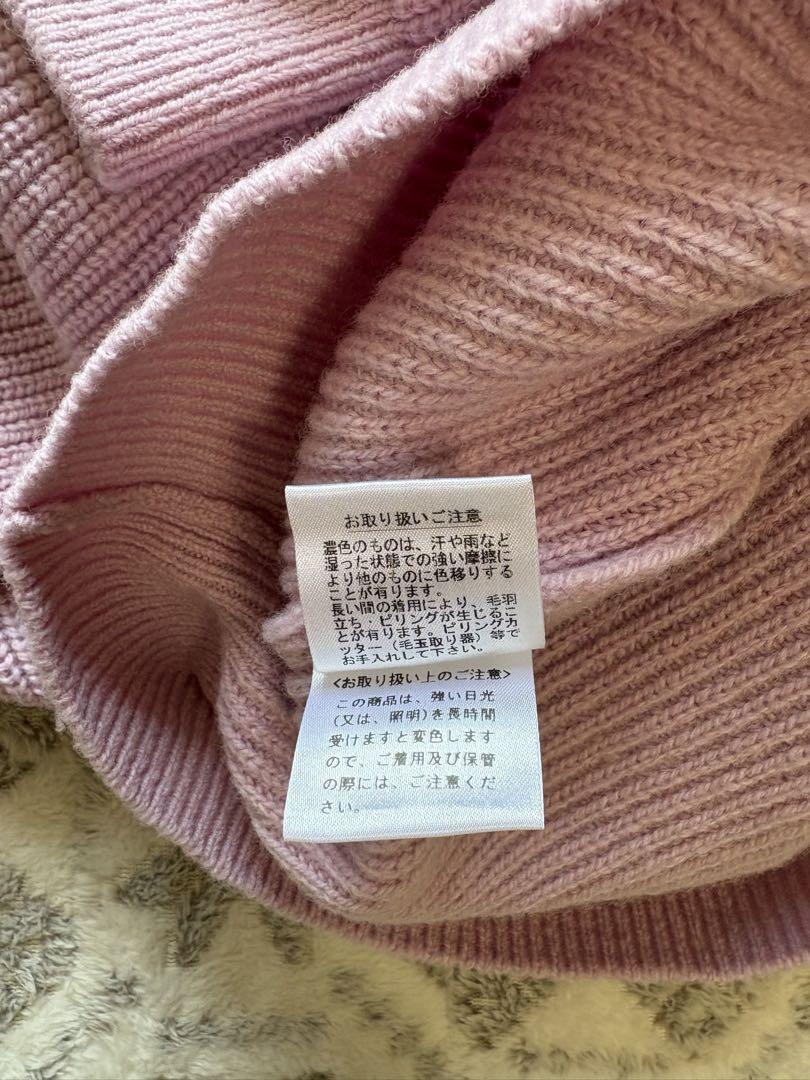 SLOANE 長袖ニット ウール ピンク L