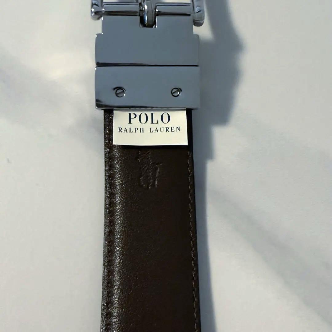 Polo Ralph Lauren ブラックレザー ベルト POLO RALPH LAUREN レザーベルト ブラック - メルカリ