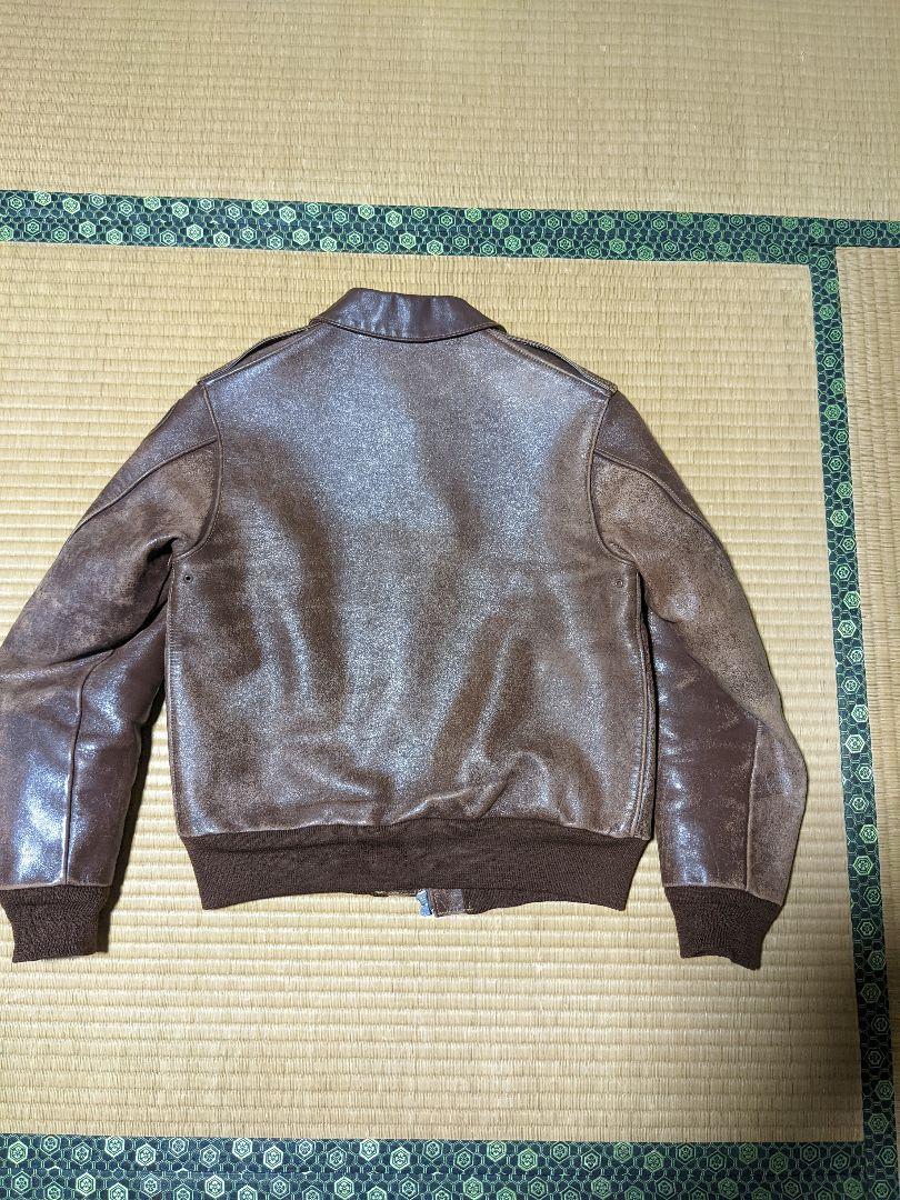 ザリアルマ リアルマッコイズ 初期 希少 Yvnxy-m62926481176 A-2 フライトジャケット ﹫がレザータ