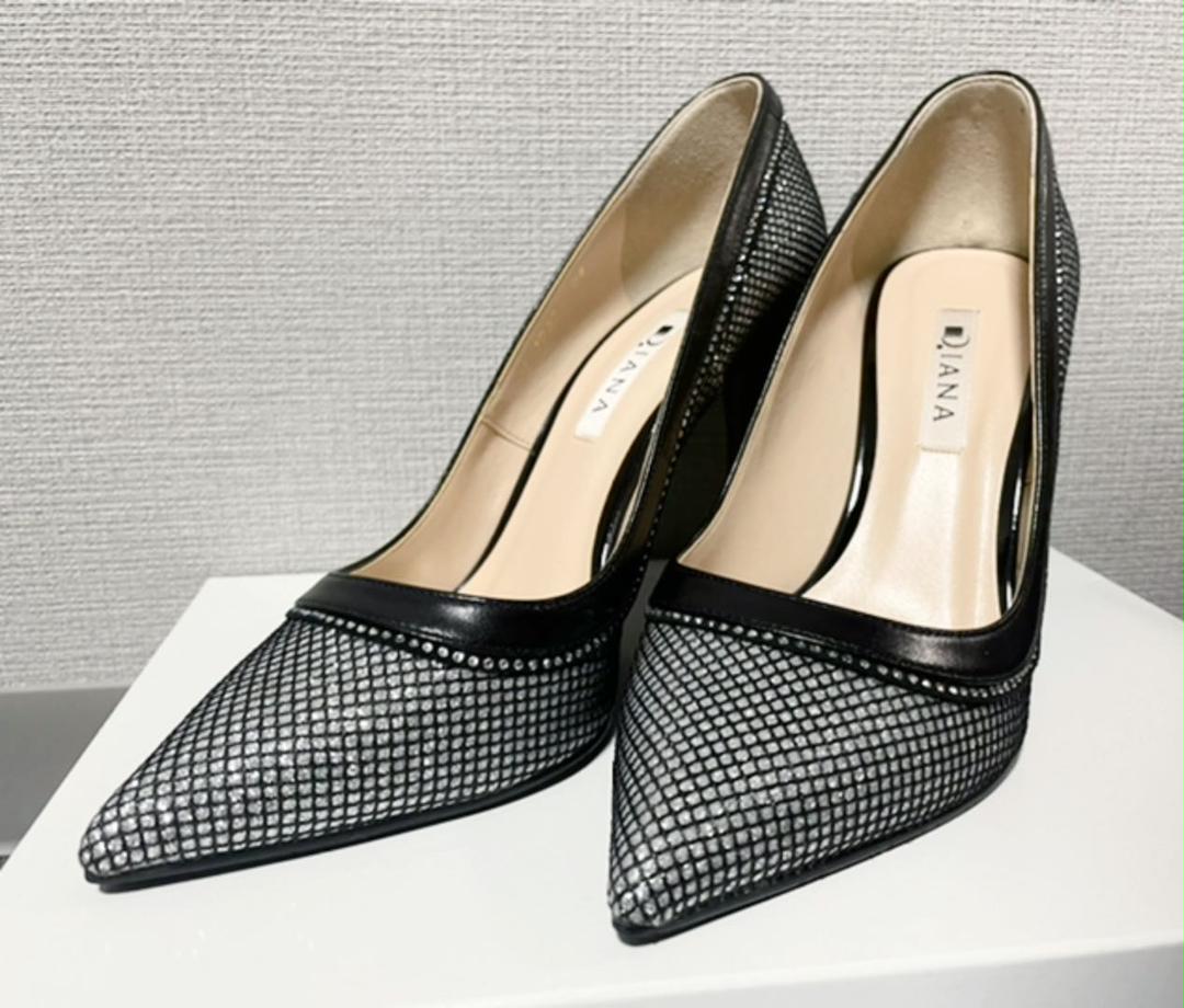 【超美品】DIANA ダイアナ　パンプス　24cm 箱付き 美品】DIANA ダイアナ パンプス 24cm