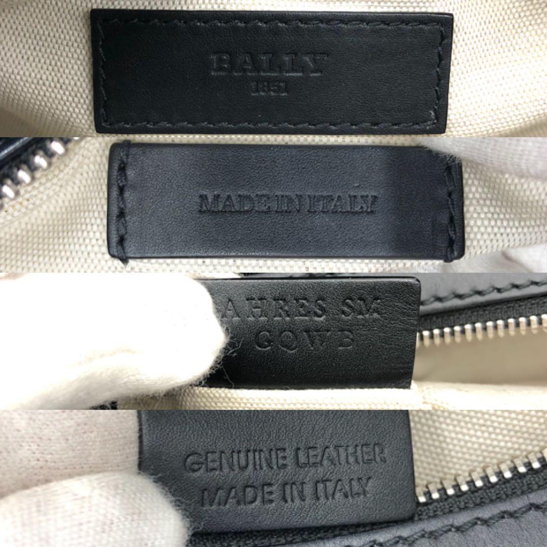 未使用級 BALLY Ahres 2way ホーボーバッグ トレスポ 本革 黒