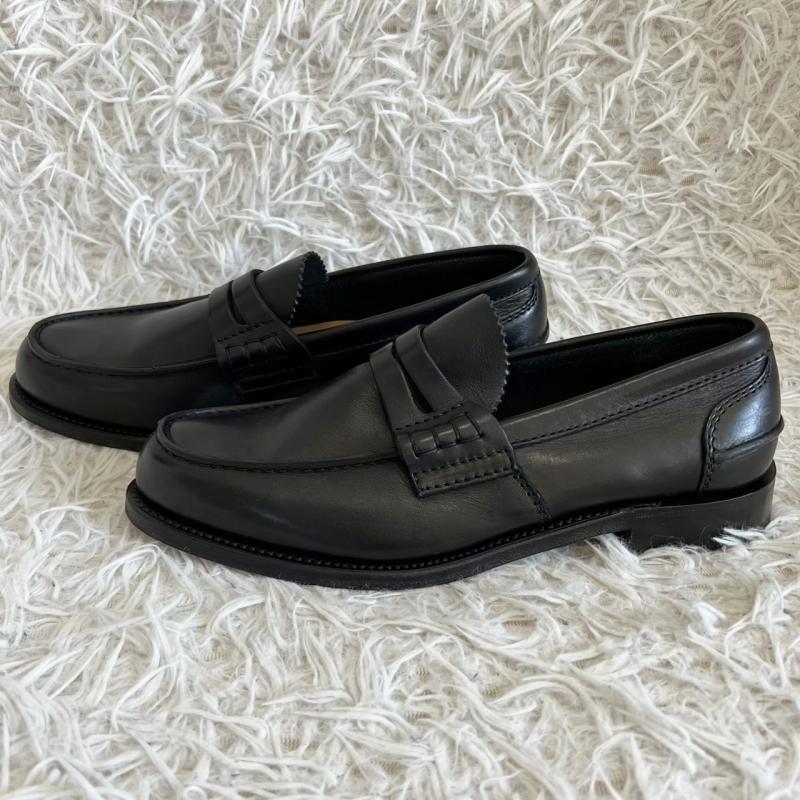 極美品 Church’s コインローファー PEMBREY ブラック