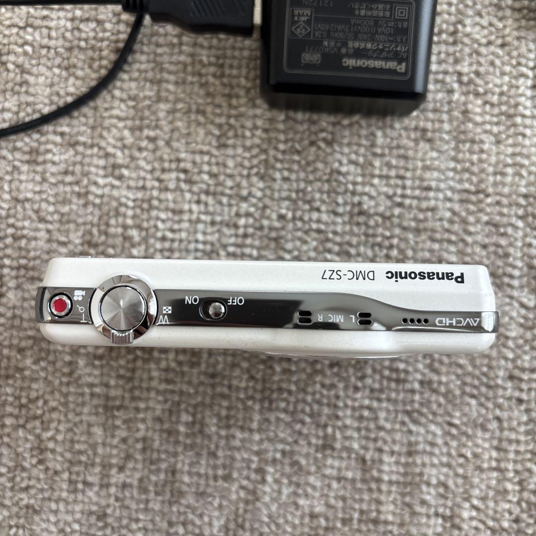 Panasonic DMC-SZ7 ホワイト コンパクトデジタルカメラ