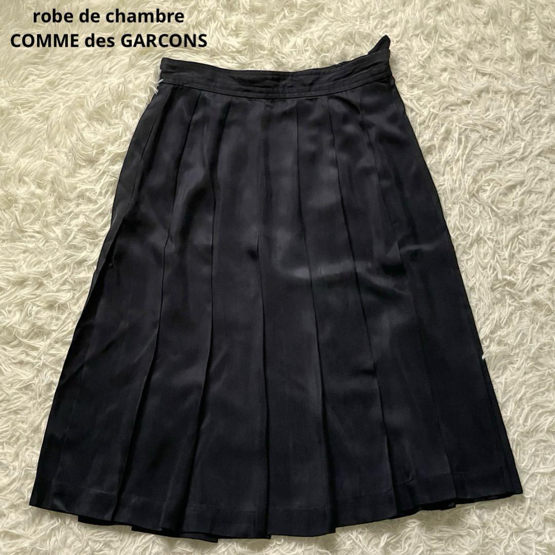 robe de chambre コムデギャルソン プリーツ フ スカート 黒