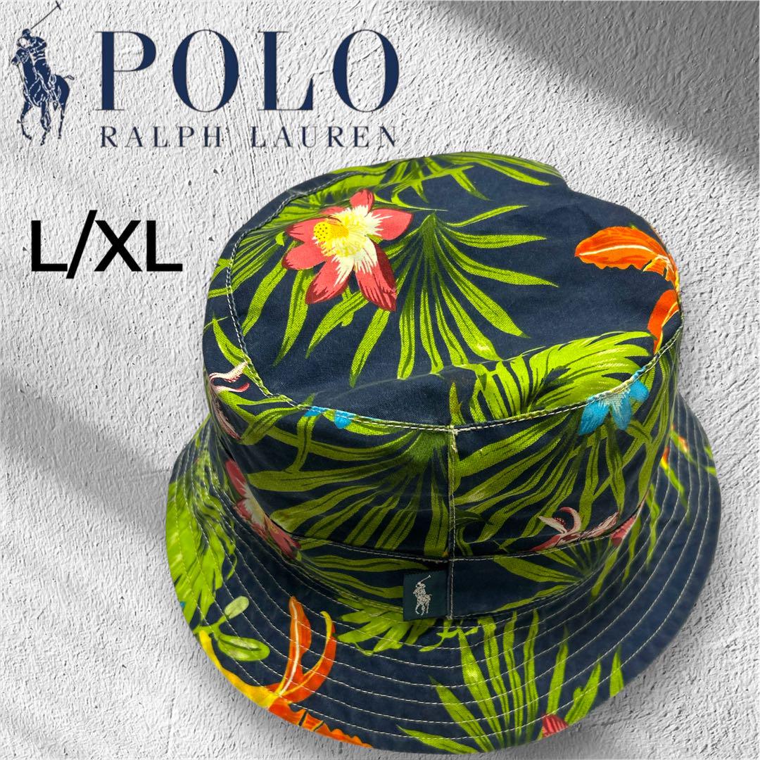 POLO RALPH LAURENポロラルフローレン バケットハット アロハ柄