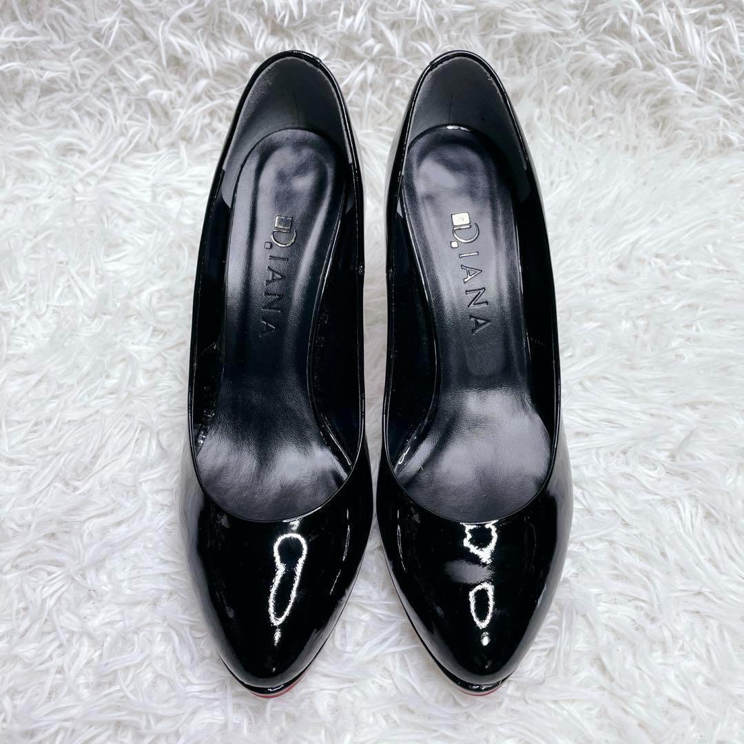 美品✨ DIANA ダイアナ エナメルパンプス レッドソール 23.5cm