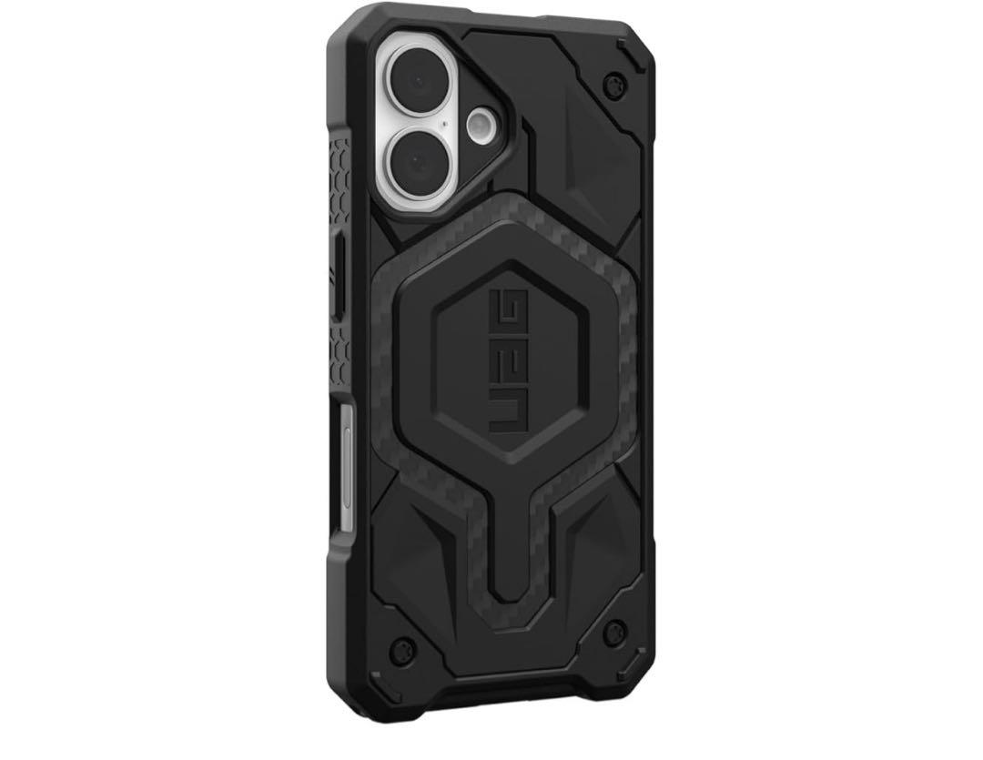 UAG　iPhone16　耐衝撃ケース カーボンファイバー