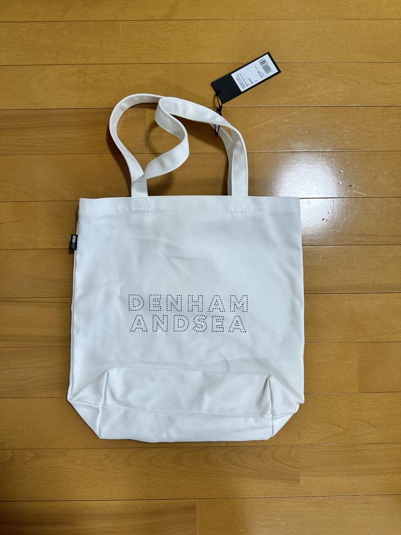 バッグ DENHAM x WDS CANVAS TOTE BAG / WHITE