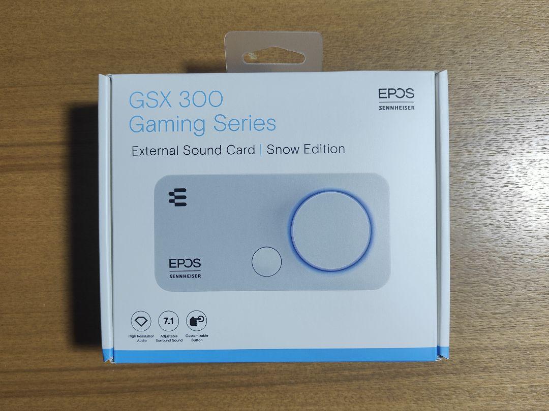 EPOS GSX300 Snow ゲーミング/オーディオアンプ USB接続
