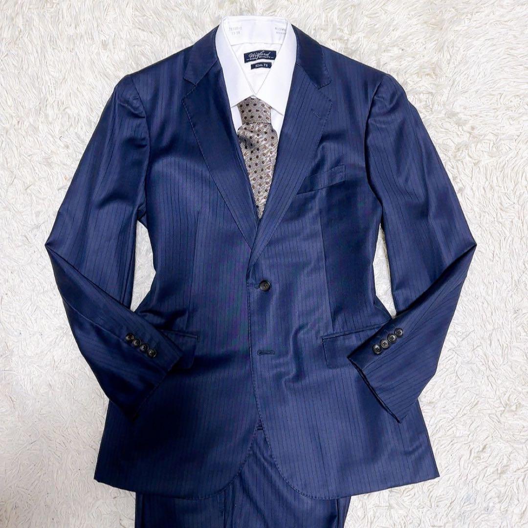 美品 MACKNTOSH LONDON セットアップ スーツ ネイビー