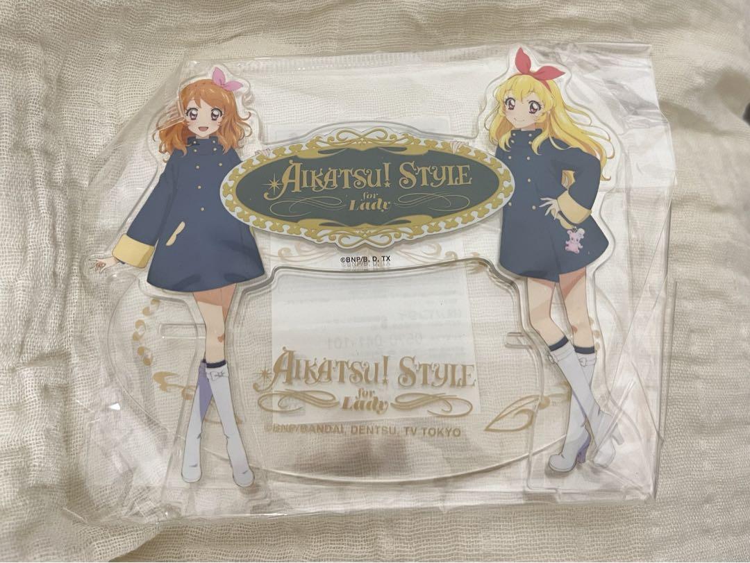 お待たせ! アイカツ！ アクリルスタンド いちご＆あかり スターライト学園 ゲームセンター・ゲームカード