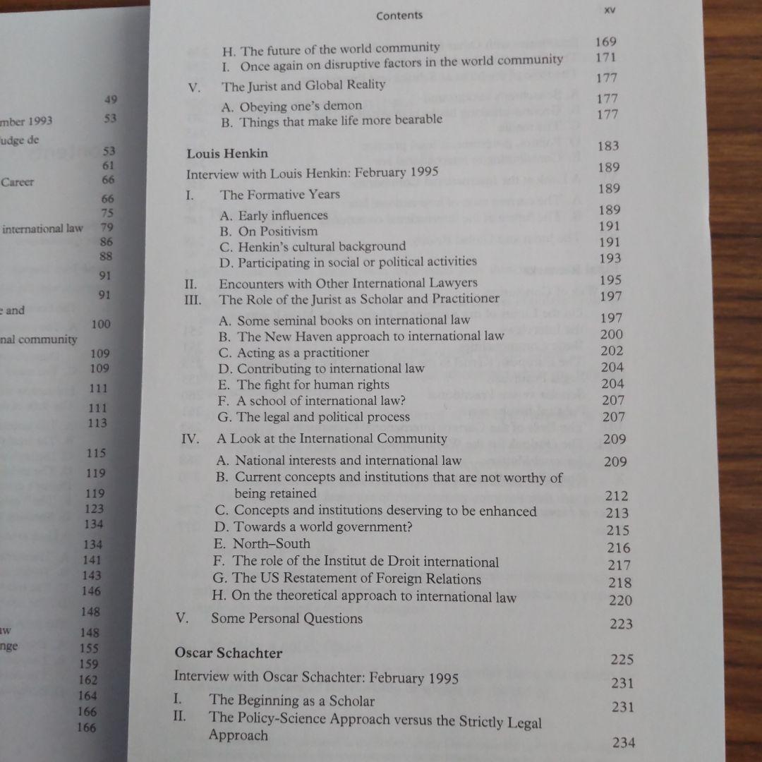 人文 Five Masters of International Law