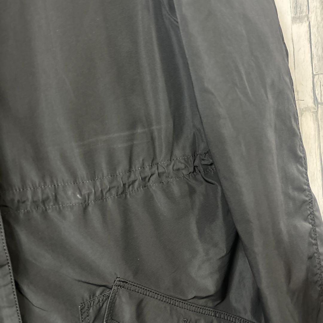 専用　Burberry バーバリー　モッズコート　チェック　フード　ブラック