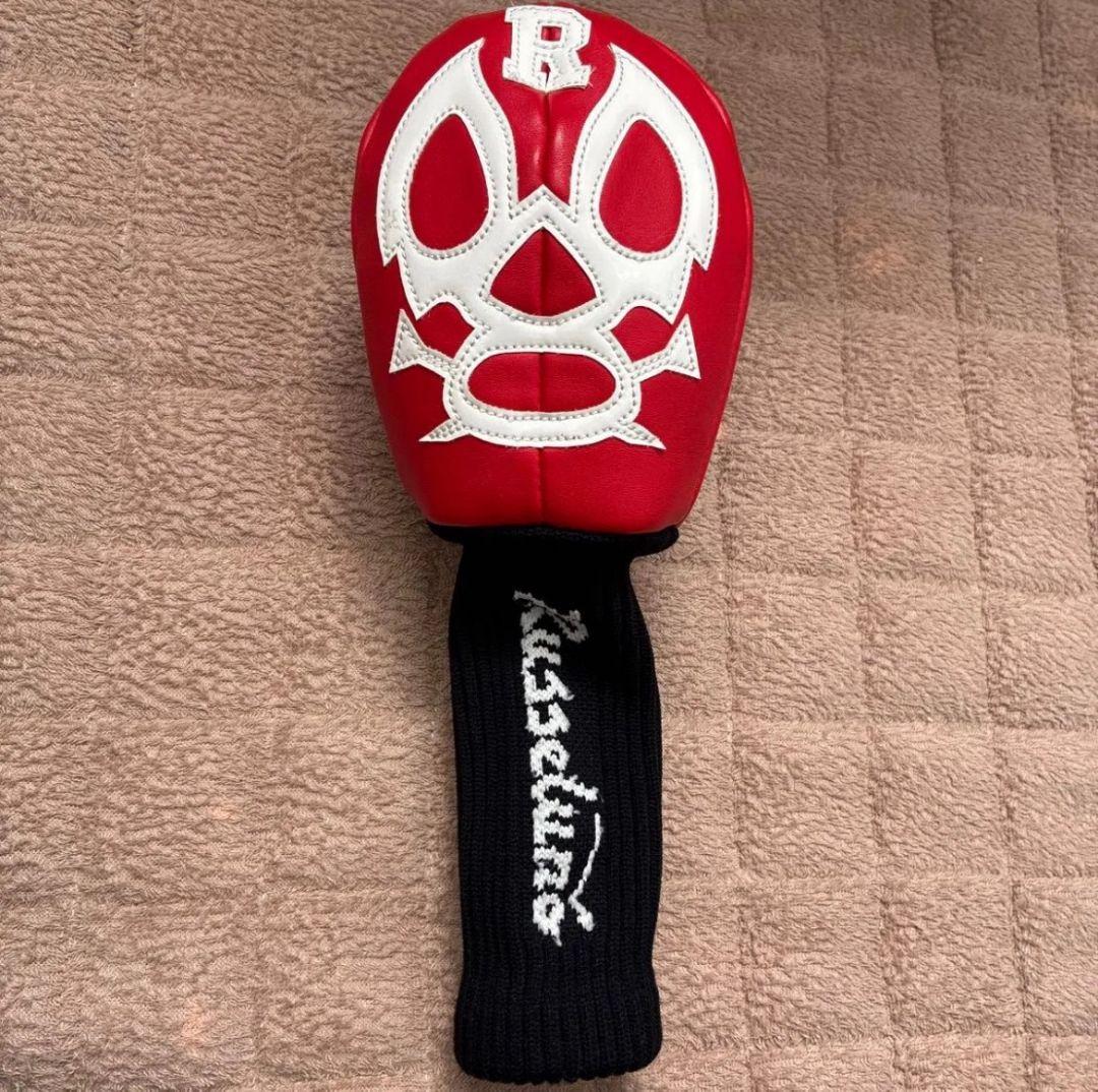美品　ヘッドカバー　ラッセルノ　Raseluno　フェアウェイウッド用　レッド