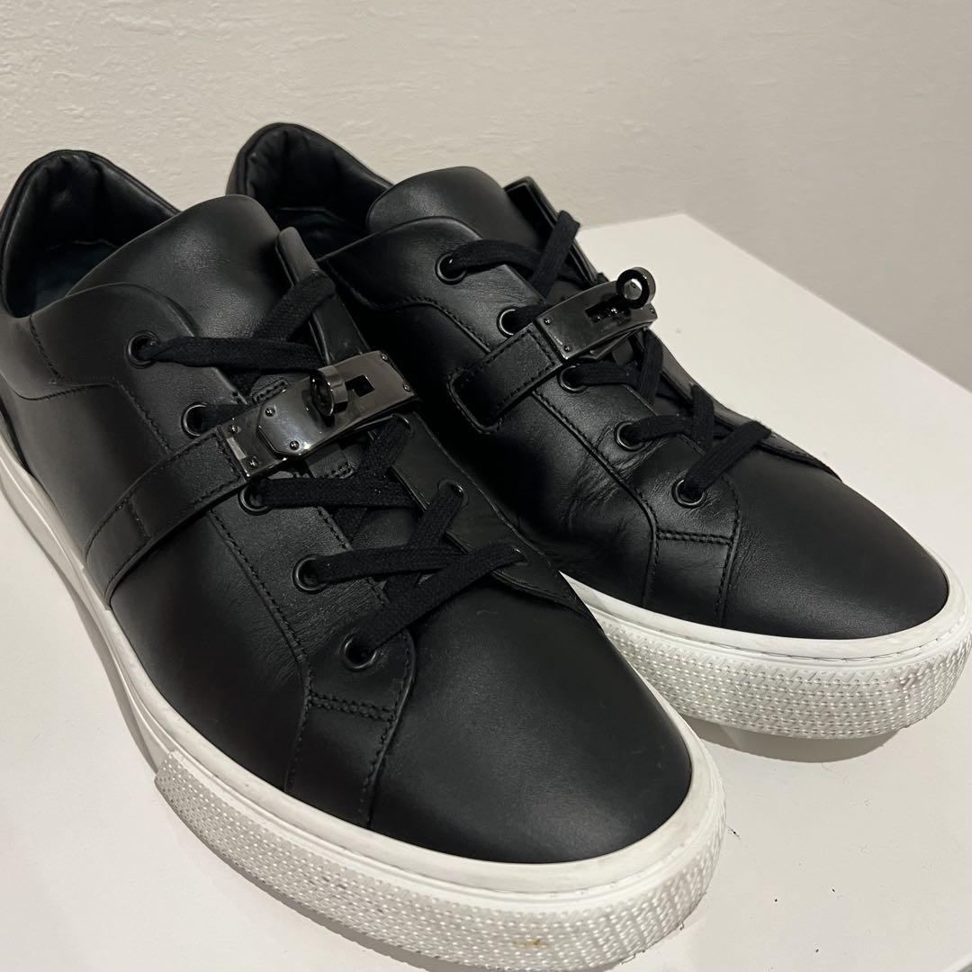 【HERMES】 エルメスデイ　ケリー　スニーカー　メンズ42