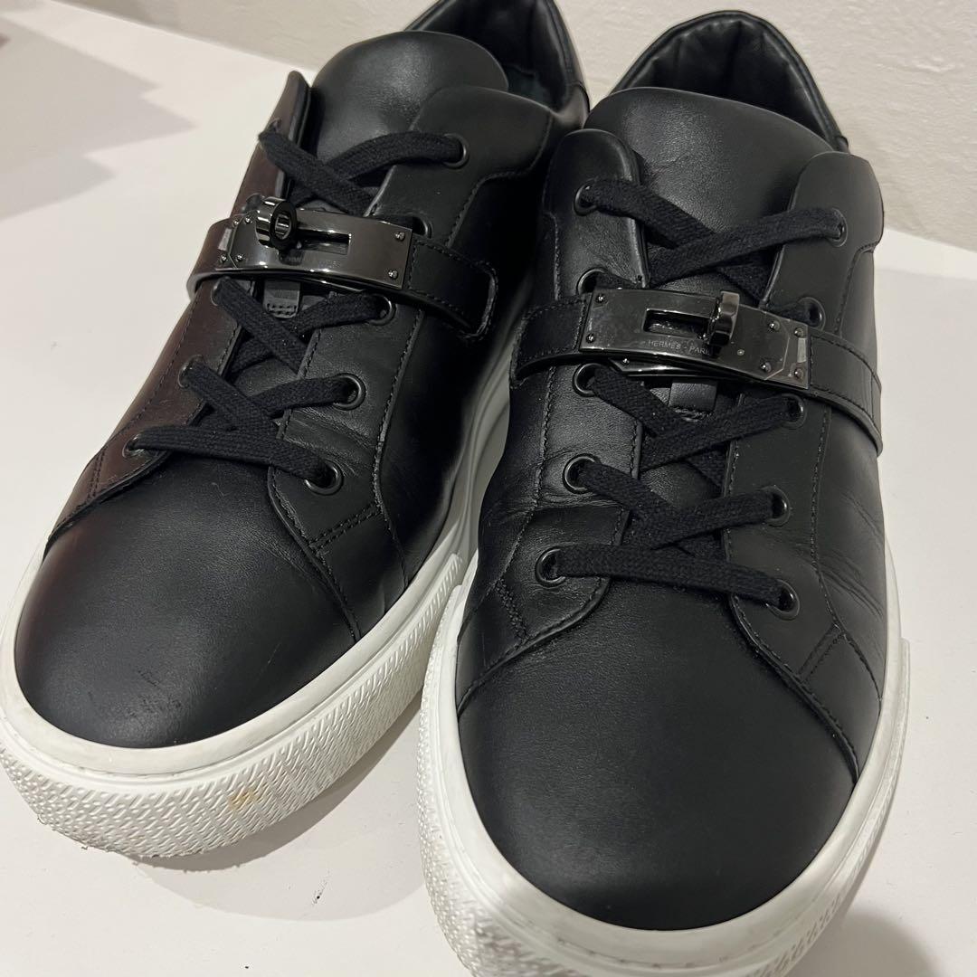 【HERMES】 エルメスデイ　ケリー　スニーカー　メンズ42