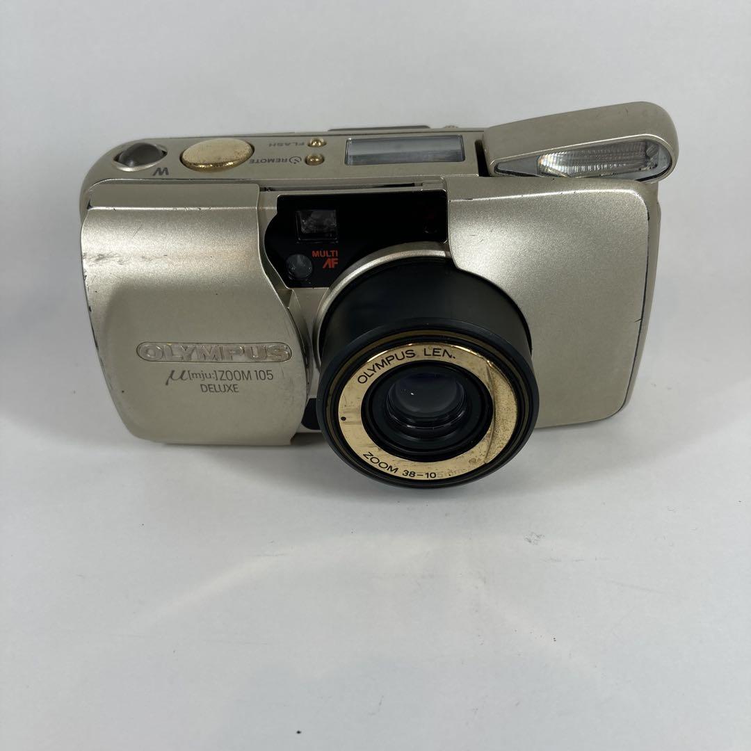【完動品】μ- 105 deluxe コンパクトカメラ　動作確認済み　C17 完動品】μ- 105 deluxe コンパクトカメラ 動作確認済み C17