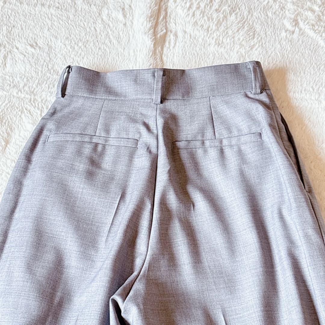 [新品]ドゥーズィエムクラス Tuck Wideパンツ グレー 34