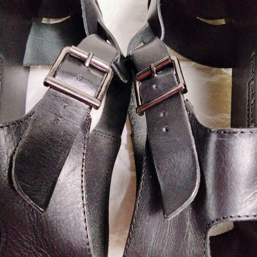 green label relaxing別注 AMIT レザー グルカサンダル