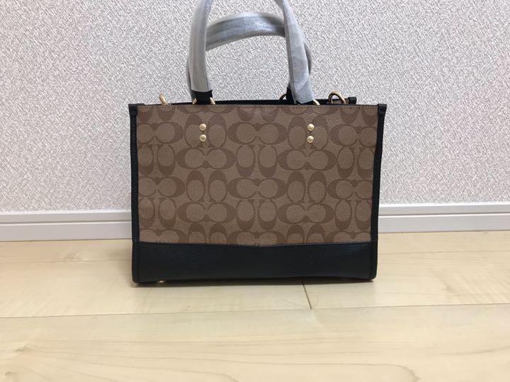 COACH 新品未使用 新作 wCsI8-m62948209744 トートバック ブラック 通販大人気