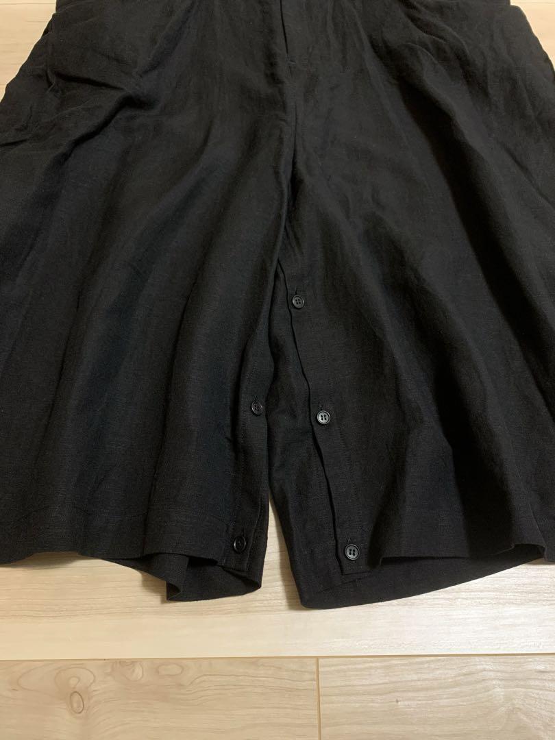 LIMI feu リネンワイドサロペット ヨウジヤマモト