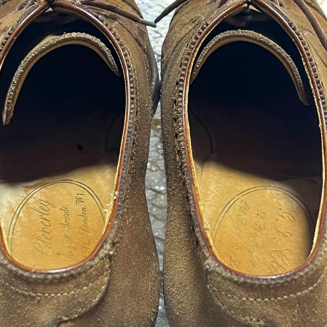 ジョージクレバリー TOBACCO SUEDE LEATHER SOLE 6E