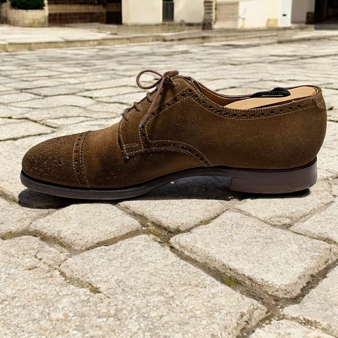 ジョージクレバリー TOBACCO SUEDE LEATHER SOLE 6E