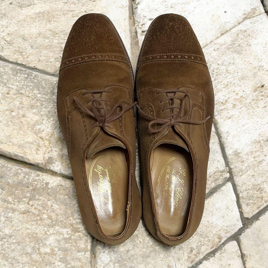 ジョージクレバリー TOBACCO SUEDE LEATHER SOLE 6E