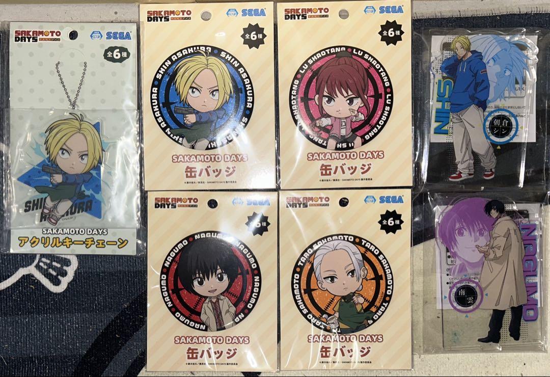 SAKAMOTO DAYS アクリルスタンド 缶バッジ アクキー 7点セット