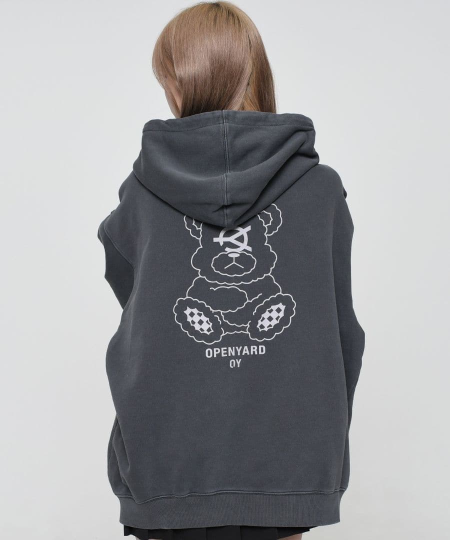 『OY/オーワイ』 ピグメント オードリー フーディー ジップアップ パーカー