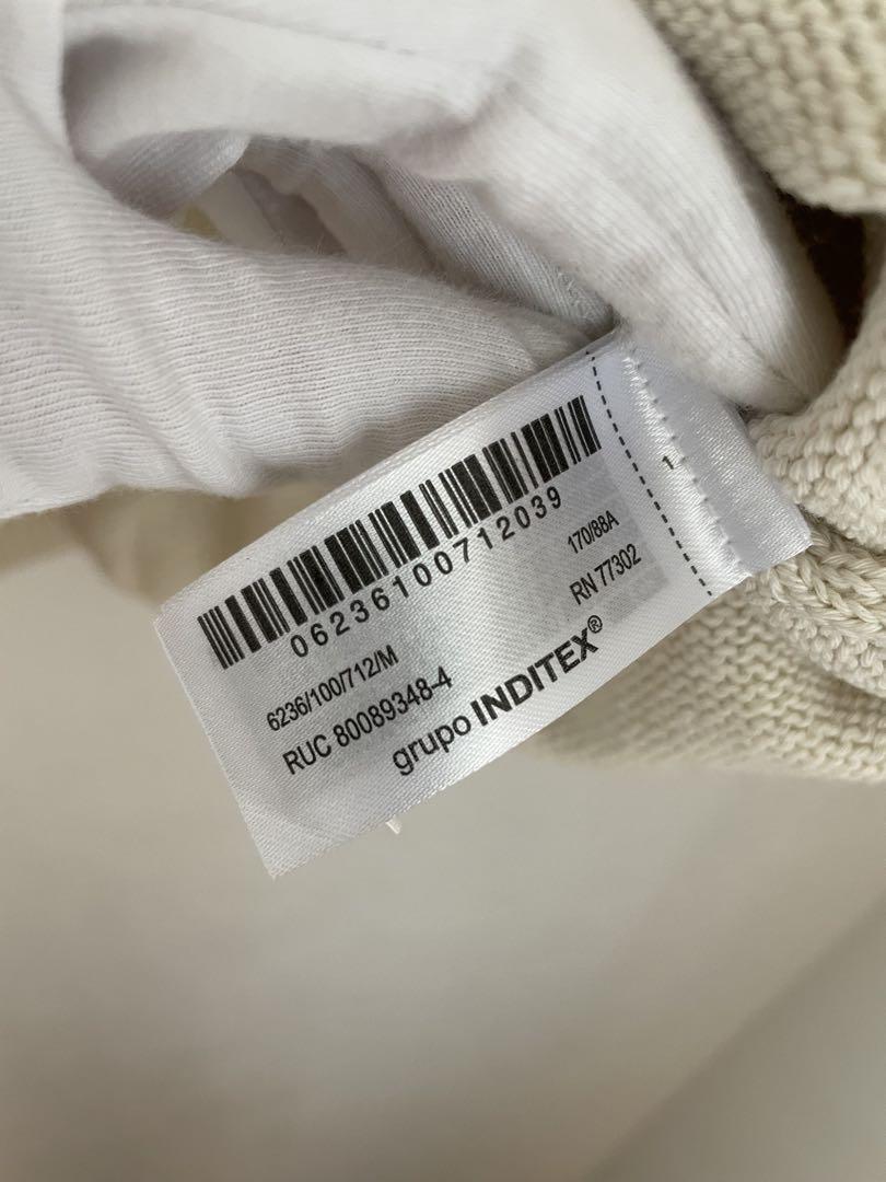 ZARA 完売品　スパンコール刺繍入り異素材ニットトップス　M 完売品！ZARA スパンコール刺繍入り異素材ニットトップス - メルカリ
