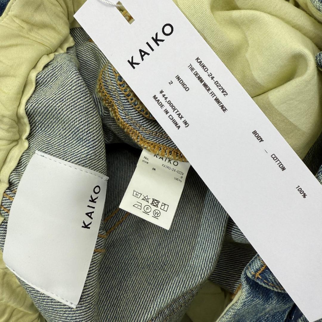 KAIKO THE DENIM WIDE FIT VINTAGE INDIGO2 - メルカリ