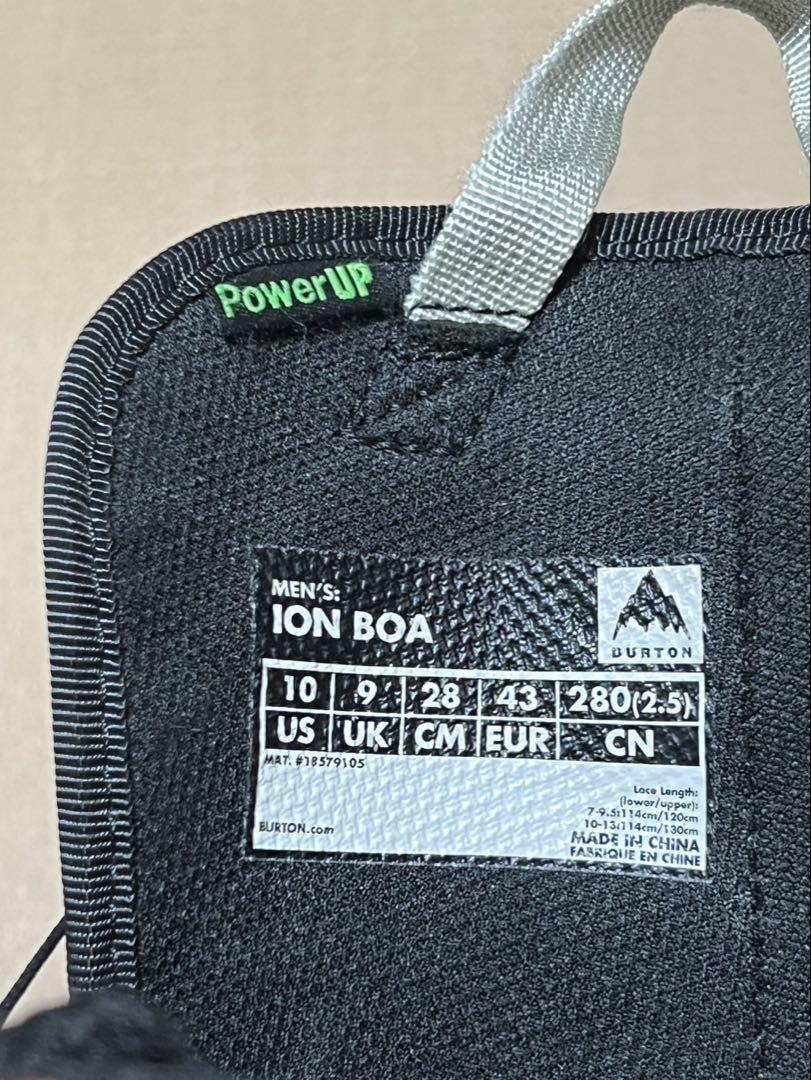 ⚾️！Burton ION size 28cm US 10 定価9.1万円