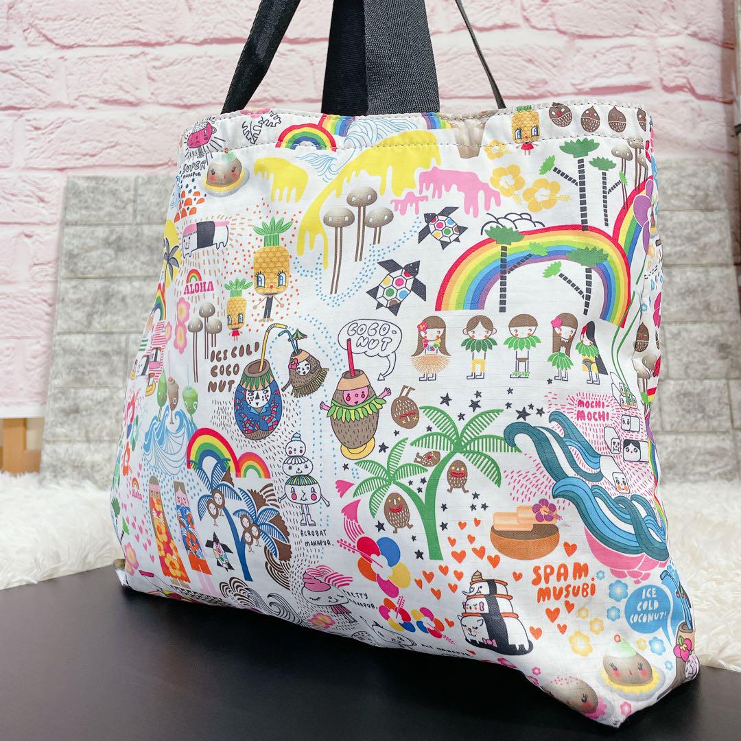 美品 レスポートサック ハワイ限定 トートバッグ 派手 カラフル