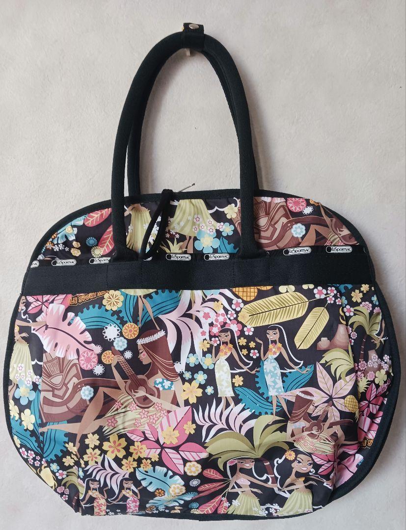 《美品》レスポートサック　ハワイ限定　ワヒネフラバッグ