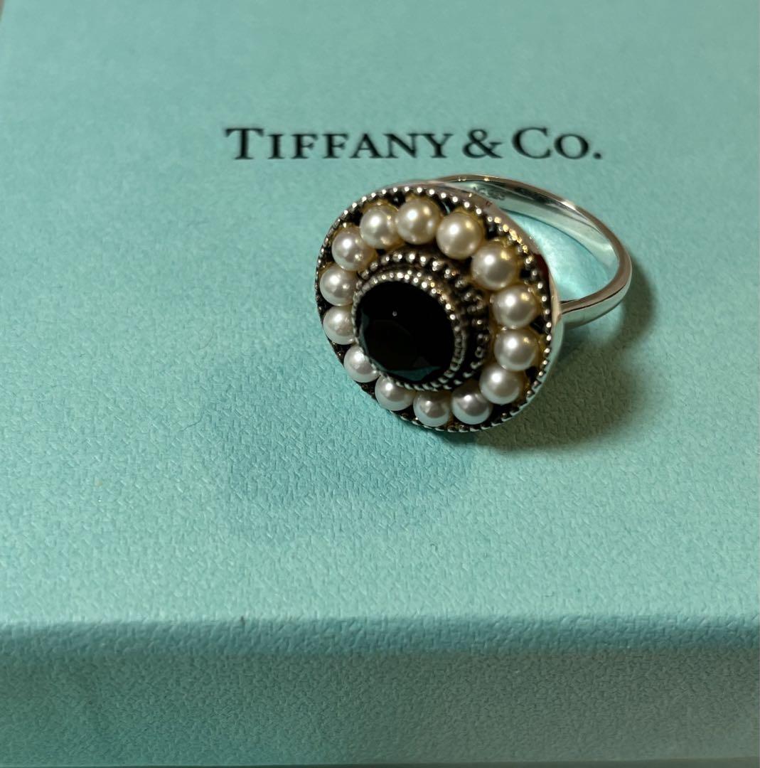 希少TIFFANY&CO. ジーグフェルドコレクションオニキスパール