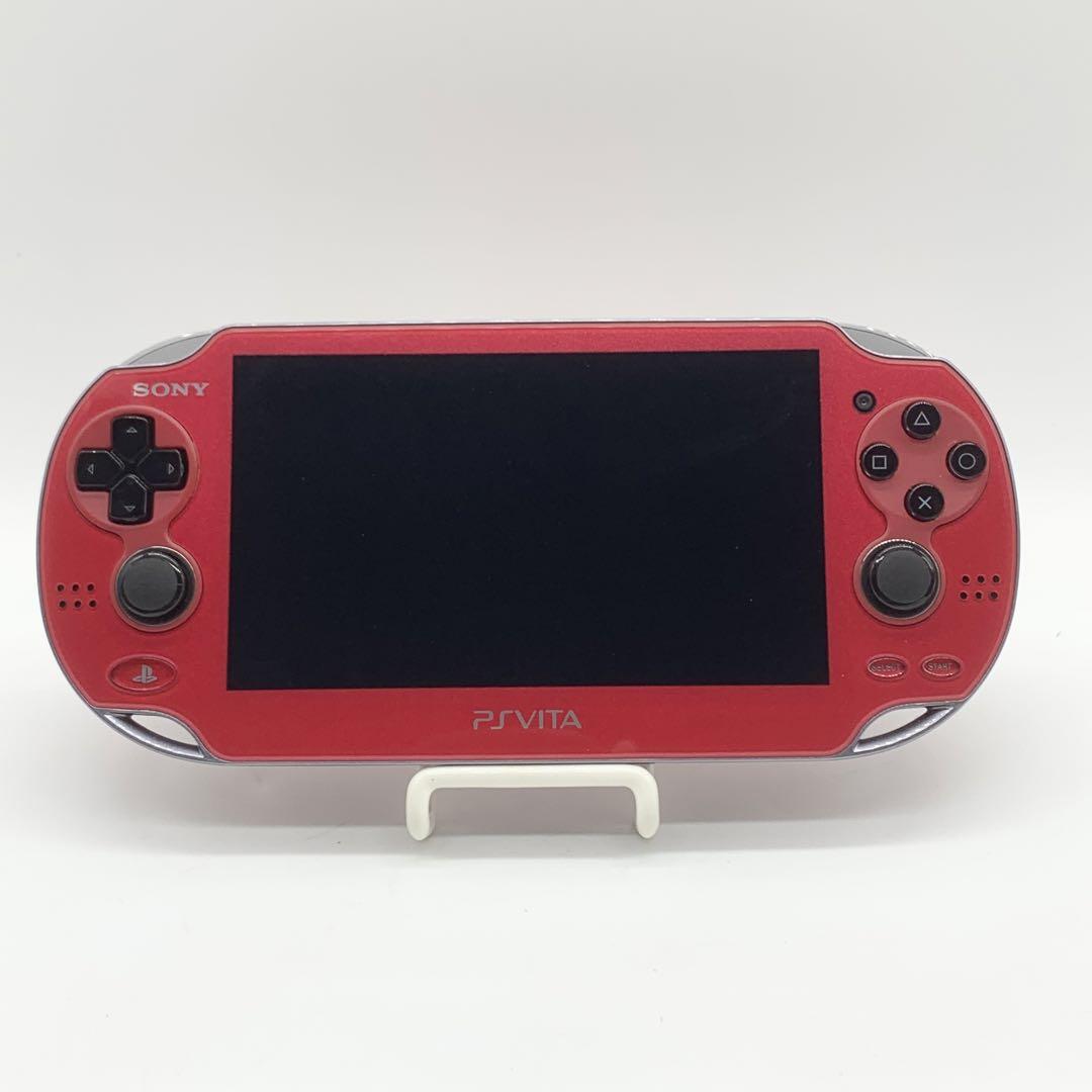 【動作良好】PlayStation Vita PCH-1100 レッド 本体 画像2